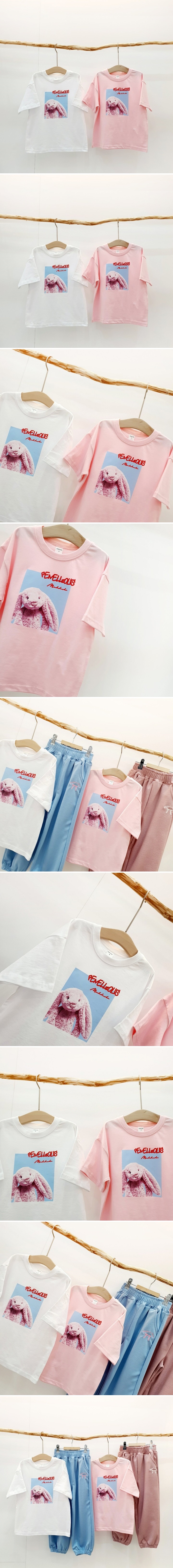 Mong Kok - Korean Children Fashion - #kidzfashiontrend - Rabbit Sky Tee