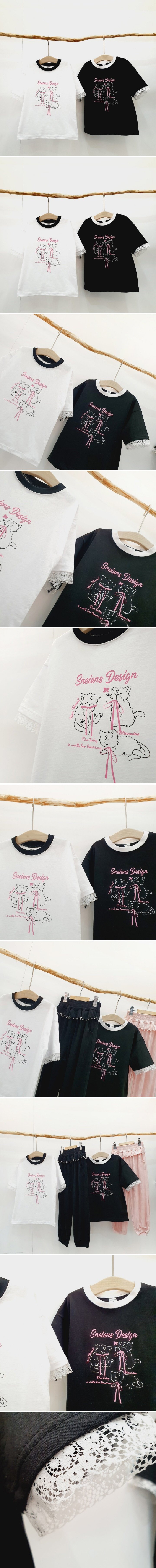 Mong Kok - Korean Children Fashion - #magicofchildhood - Three Cat Tee