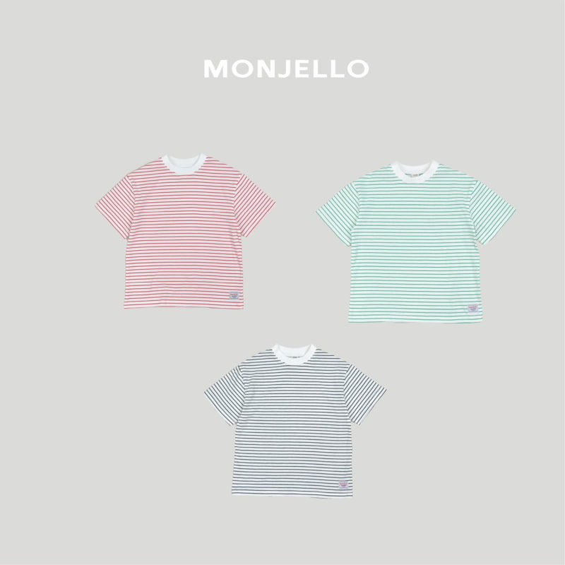 Monjello - Korean Children Fashion - #Kfashion4kids - Line Tee