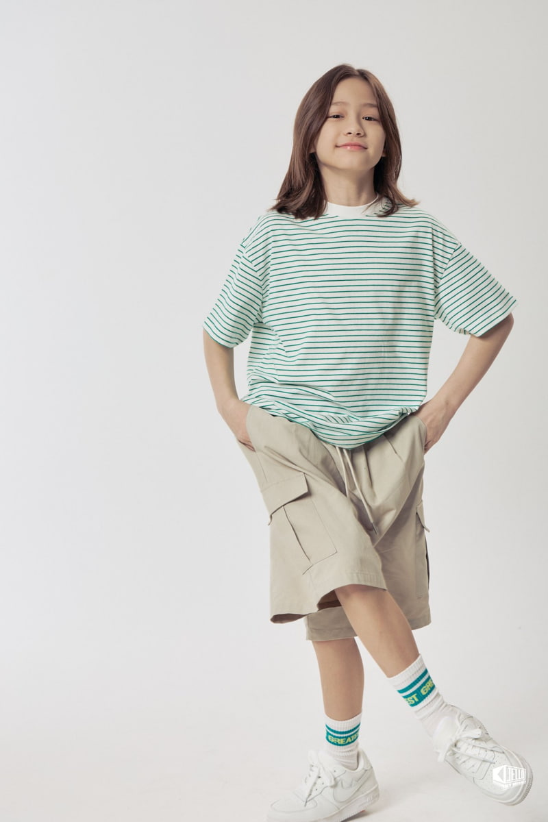Monjello - Korean Children Fashion - #discoveringself - Line Tee - 10