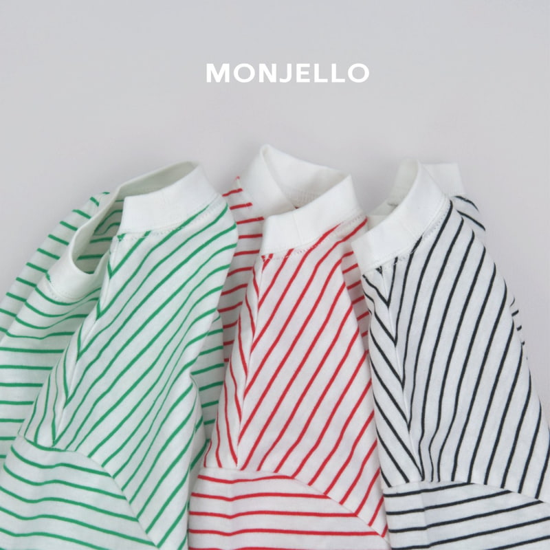 Monjello - Korean Children Fashion - #fashionkids - Line Tee - 11