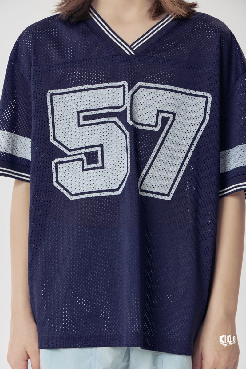 Monjello - Korean Children Fashion - #kidzfashiontrend - Mesh Number Tee - 8