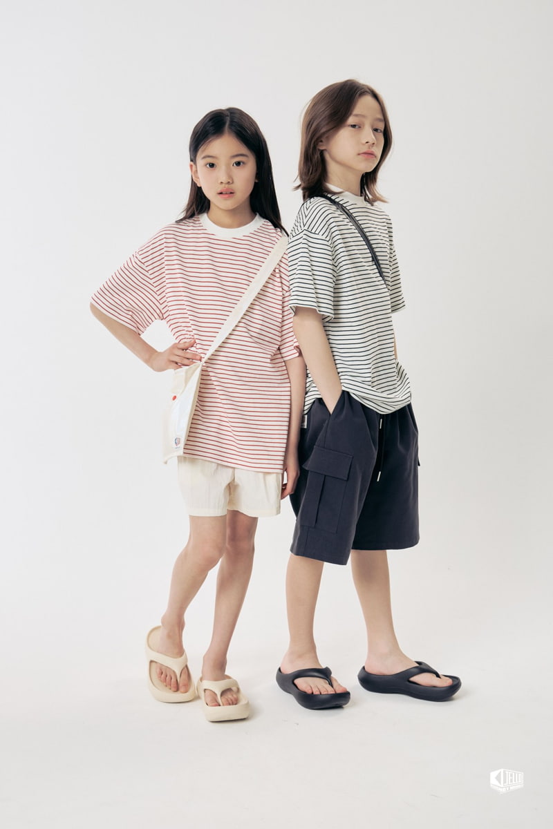 Monjello - Korean Children Fashion - #magicofchildhood - Line Tee - 3