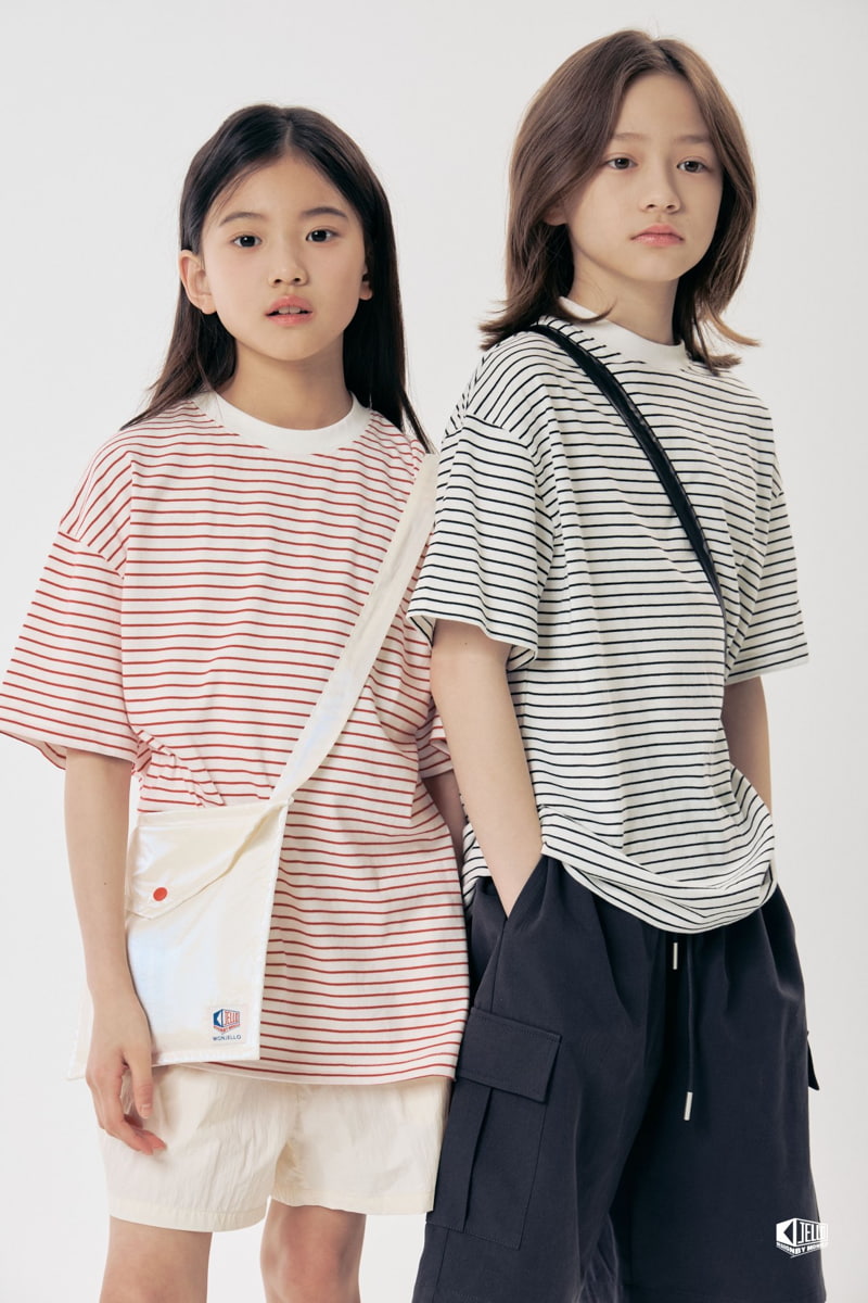 Monjello - Korean Children Fashion - #prettylittlegirls - Line Tee - 5