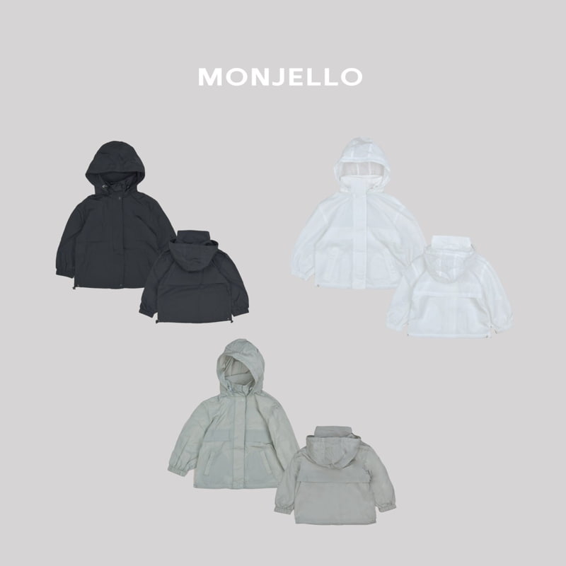 Monjello - Korean Children Fashion - #toddlerclothing - Ramie Windbreaker Jumper
