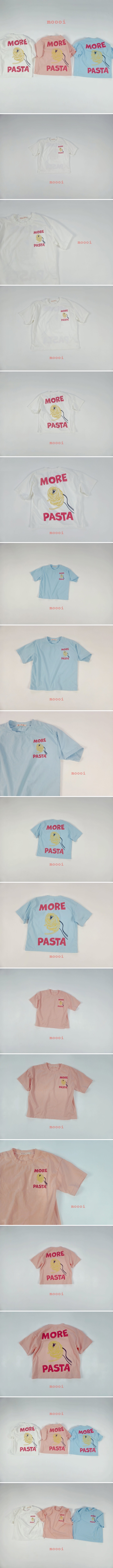 Mooi Store - Korean Children Fashion - #discoveringself - Pasta Short Sleeve Tee - 2