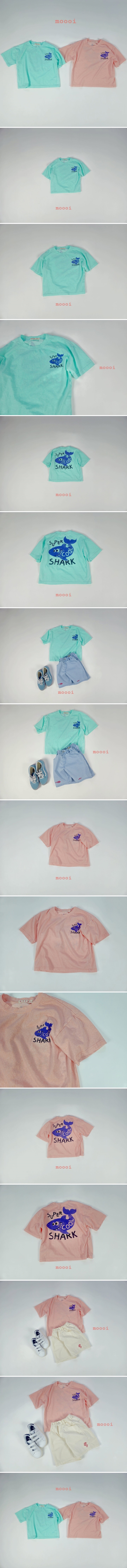 Mooi Store - Korean Children Fashion - #kidsstore - Shark Printed Tee - 2