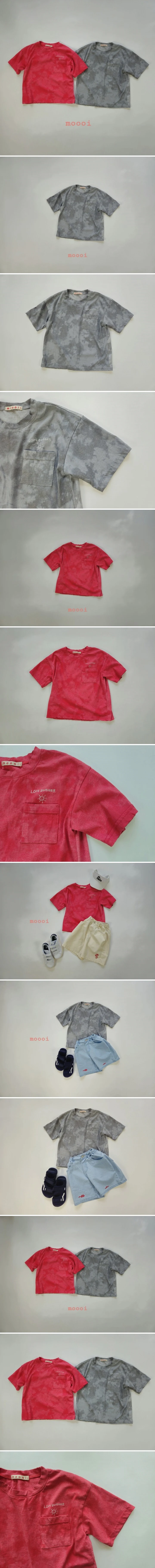 Mooi Store - Korean Children Fashion - #minifashionista - Pocket Embroidery Tee - 2