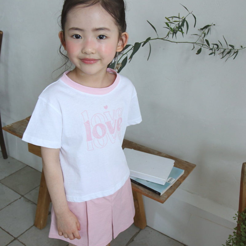 Mori Mori - Korean Children Fashion - #Kfashion4kids - Love Tee - 6