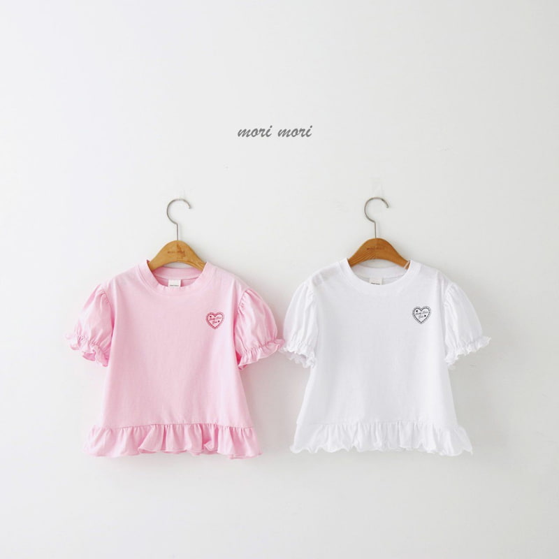 Mori Mori - Korean Children Fashion - #kidzfashiontrend - Lovely Heart Tee - 12