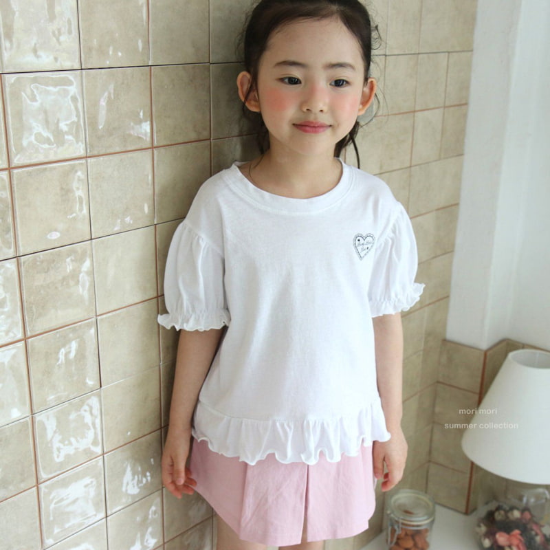 Mori Mori - Korean Children Fashion - #prettylittlegirls - Lovely Heart Tee