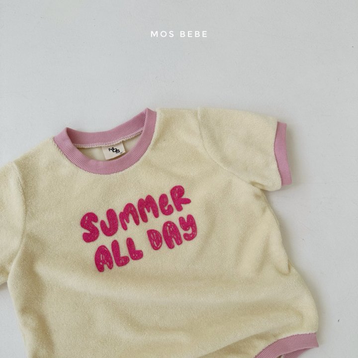 Mos Bebe - Korean Baby Fashion - #babyboutique - Summer Terry Suit - 6