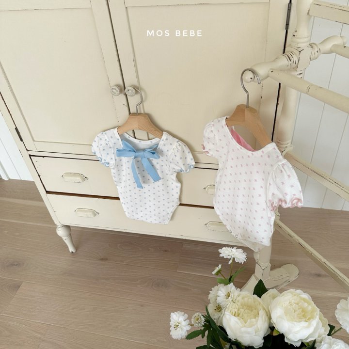 Mos Bebe - Korean Baby Fashion - #babyboutiqueclothing - Lucy Ribbon Suit - 3