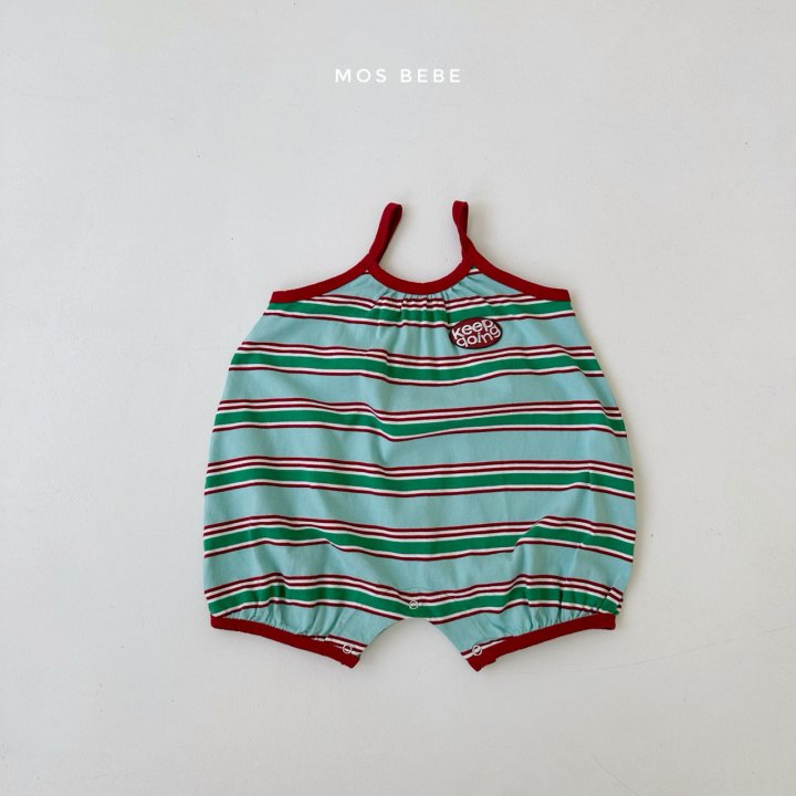Mos Bebe - Korean Baby Fashion - #babyclothing - Stripe Going Suit - 7