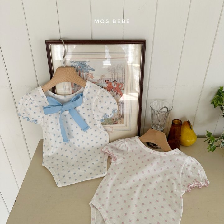 Mos Bebe - Korean Baby Fashion - #babyboutiqueclothing - Lucy Ribbon Suit - 4