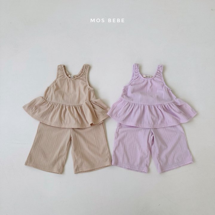 Mos Bebe - Korean Baby Fashion - #babyclothing - Crepe Set