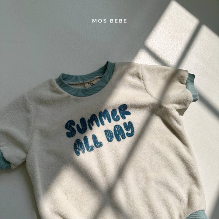 Mos Bebe - Korean Baby Fashion - #babyfashion - Summer Terry Suit - 9