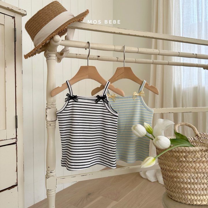Mos Bebe - Korean Baby Fashion - #babyfashion - Lily Ribbon Sleeveless - 10