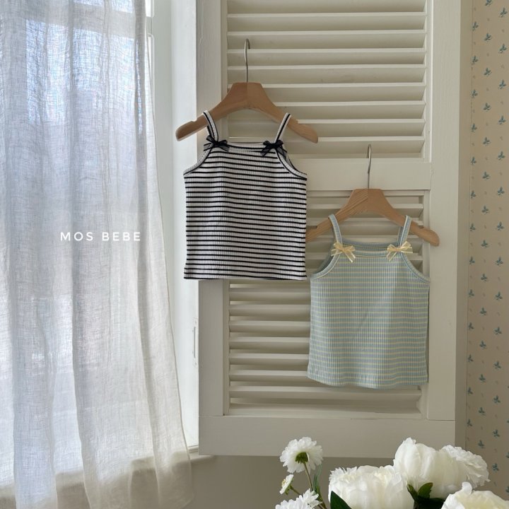 Mos Bebe - Korean Baby Fashion - #babyfever - Lily Ribbon Sleeveless - 11