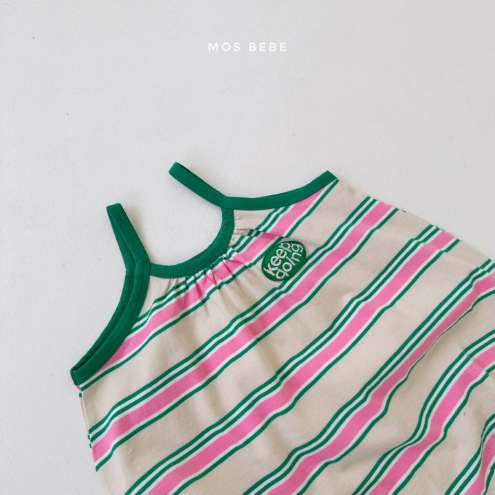 Mos Bebe - Korean Baby Fashion - #babygirlfashion - Stripe Going Suit - 10