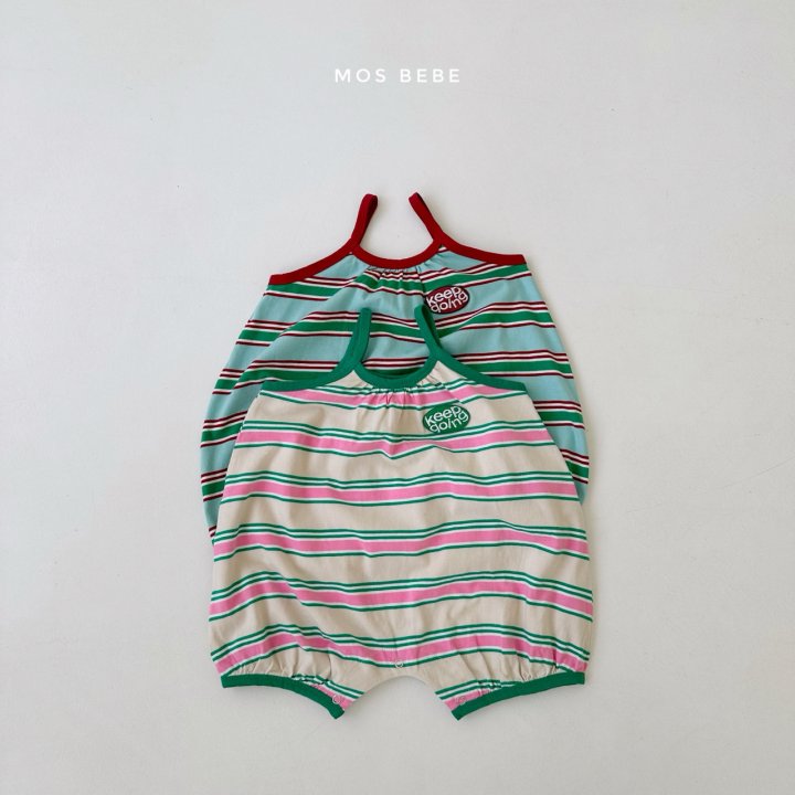 Mos Bebe - Korean Baby Fashion - #babylifestyle - Stripe Going Suit - 11