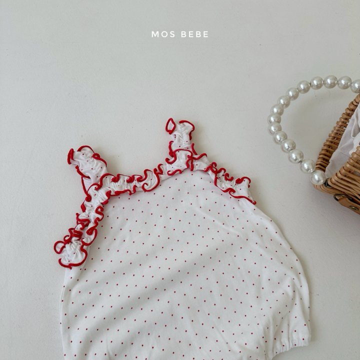 Mos Bebe - Korean Baby Fashion - #babylifestyle - Dot Frill Suit - 10