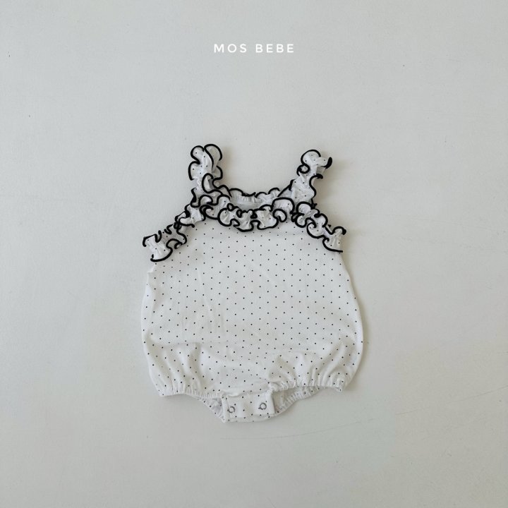 Mos Bebe - Korean Baby Fashion - #babyoninstagram - Dot Frill Suit - 11