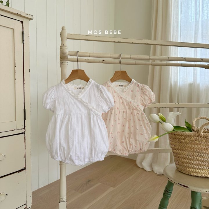 Mos Bebe - Korean Baby Fashion - #babyoninstagram - Anna Flower Wrap Suit - 6