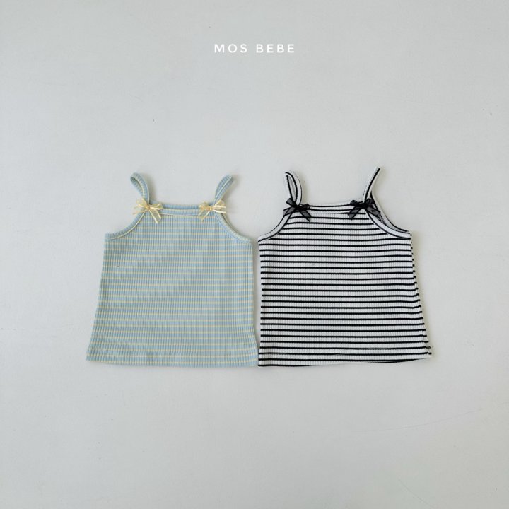 Mos Bebe - Korean Baby Fashion - #babyoutfit - Lily Ribbon Sleeveless