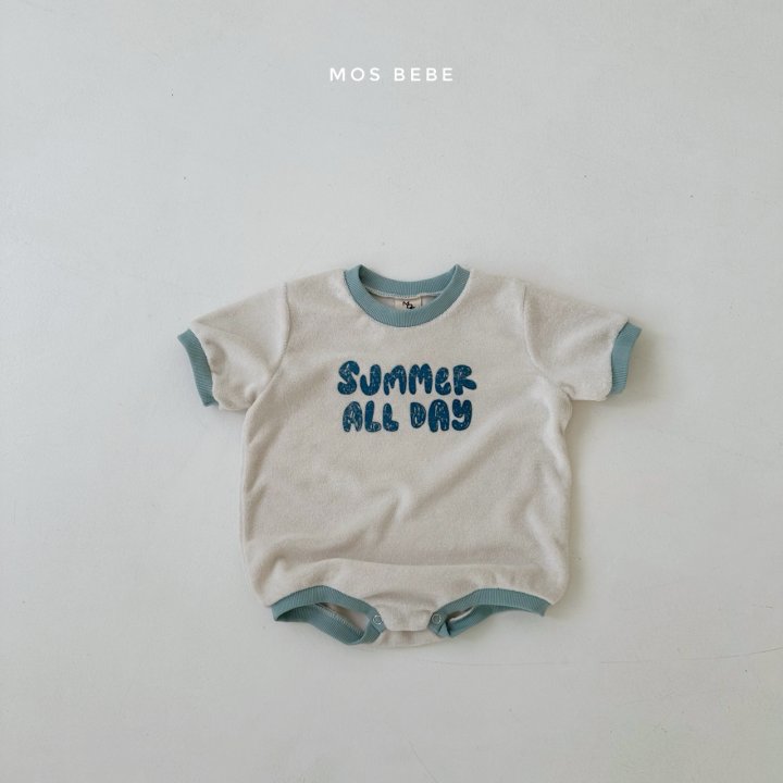 Mos Bebe - Korean Baby Fashion - #babywear - Summer Terry Suit - 2