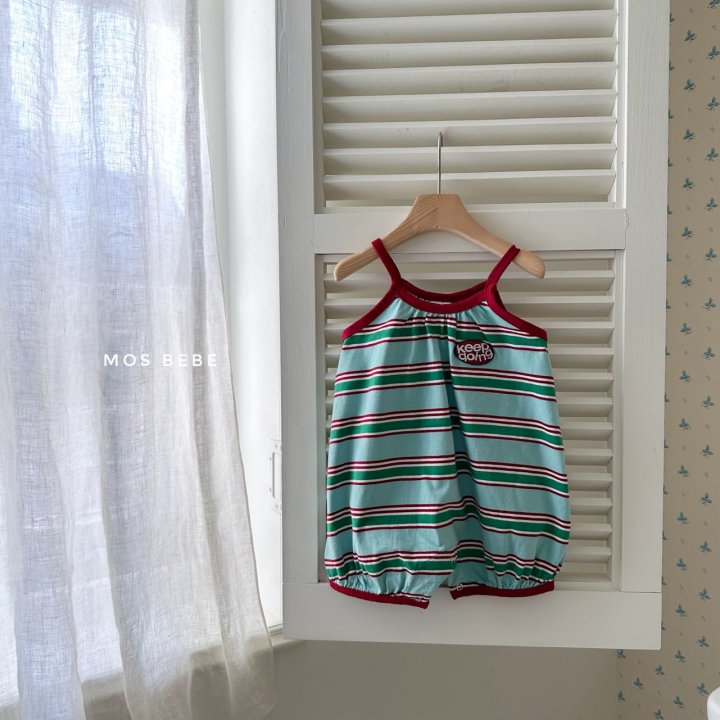 Mos Bebe - Korean Baby Fashion - #onlinebabyshop - Stripe Going Suit - 3