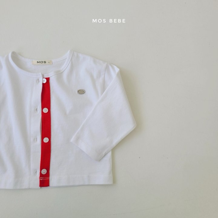 Mos Bebe - Korean Baby Fashion - #onlinebabyshop - Boni Tape Cardigan - 3