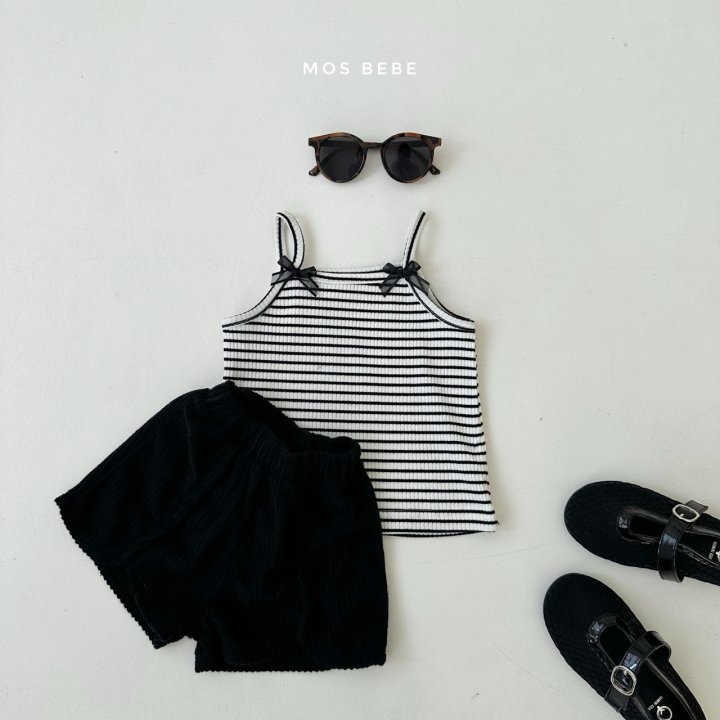Mos Bebe - Korean Baby Fashion - #smilingbaby - Lily Ribbon Sleeveless - 6