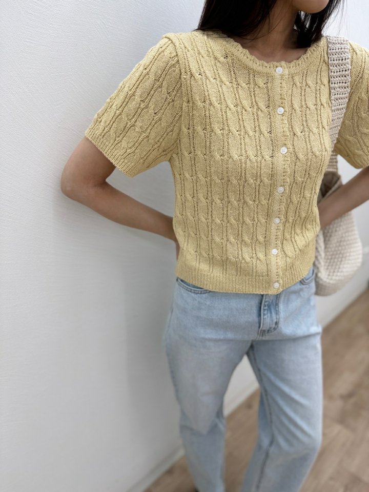 Most - Korean Women Fashion - #momslook - Pay Twist Cardigan - 11