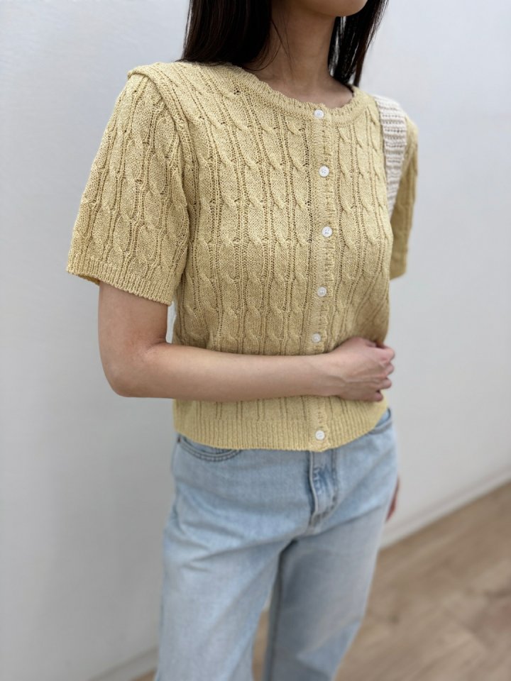 Most - Korean Women Fashion - #momslook - Pay Twist Cardigan - 7