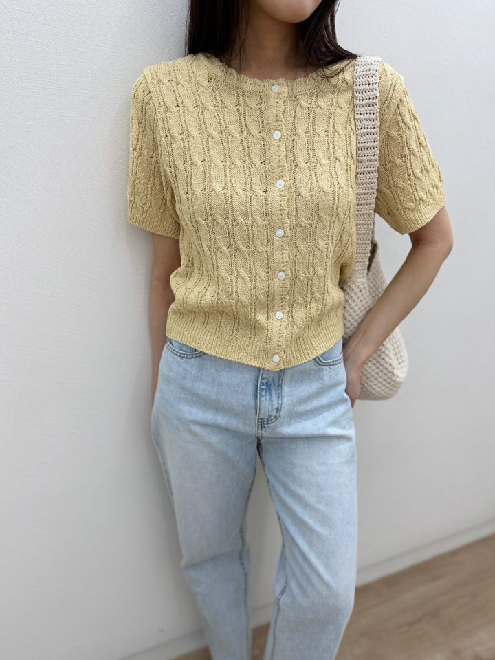Most - Korean Women Fashion - #momslook - Pay Twist Cardigan - 9