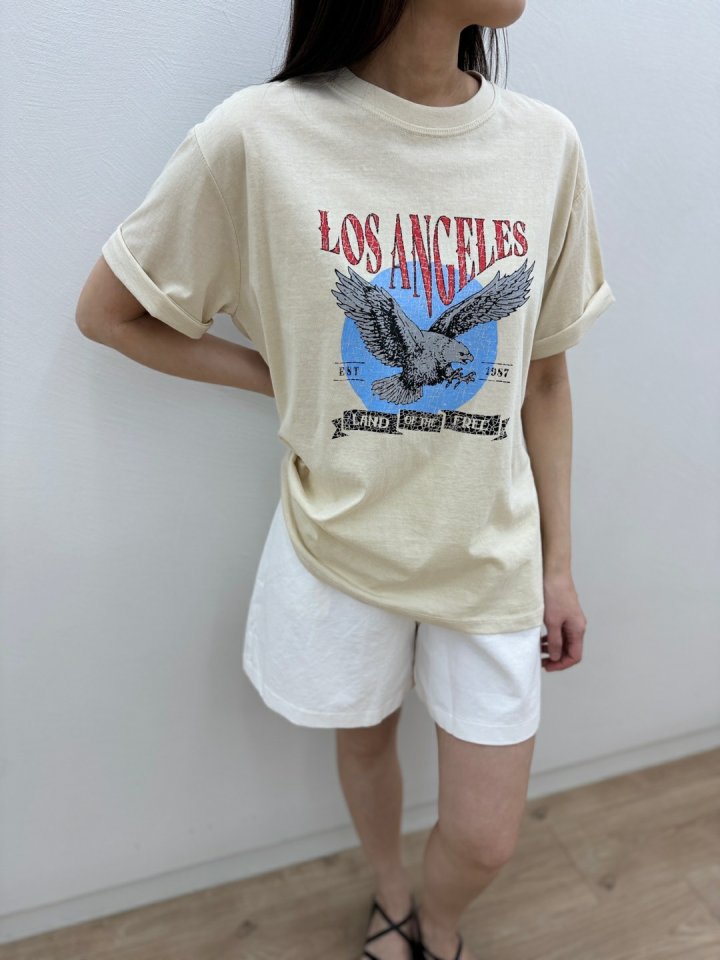 Most - Korean Women Fashion - #momslook - Eagles Tee - 3