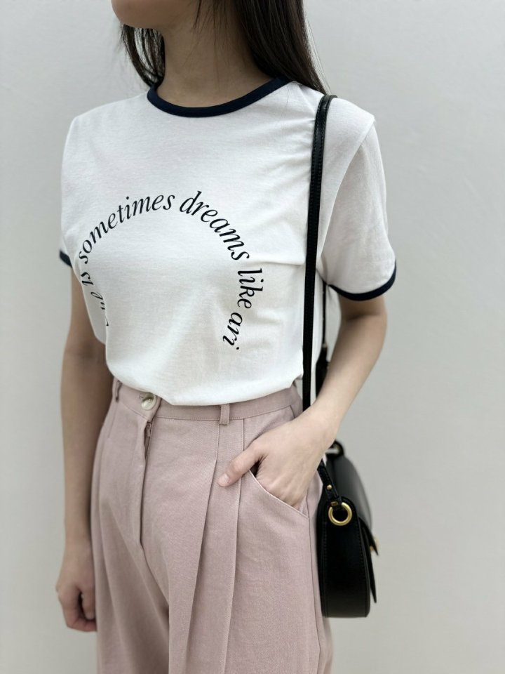Most - Korean Women Fashion - #womensfashion - Dream Colored Tee - 4