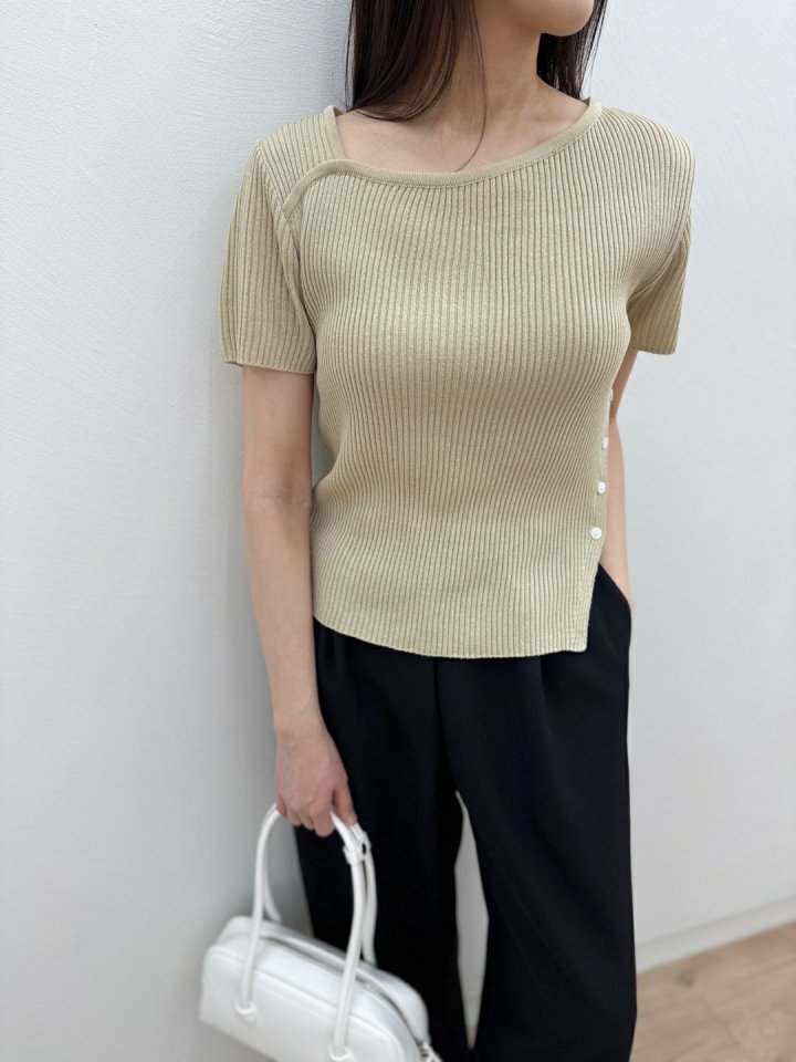 Most - Korean Women Fashion - #momslook - Amber Knit Top - 8