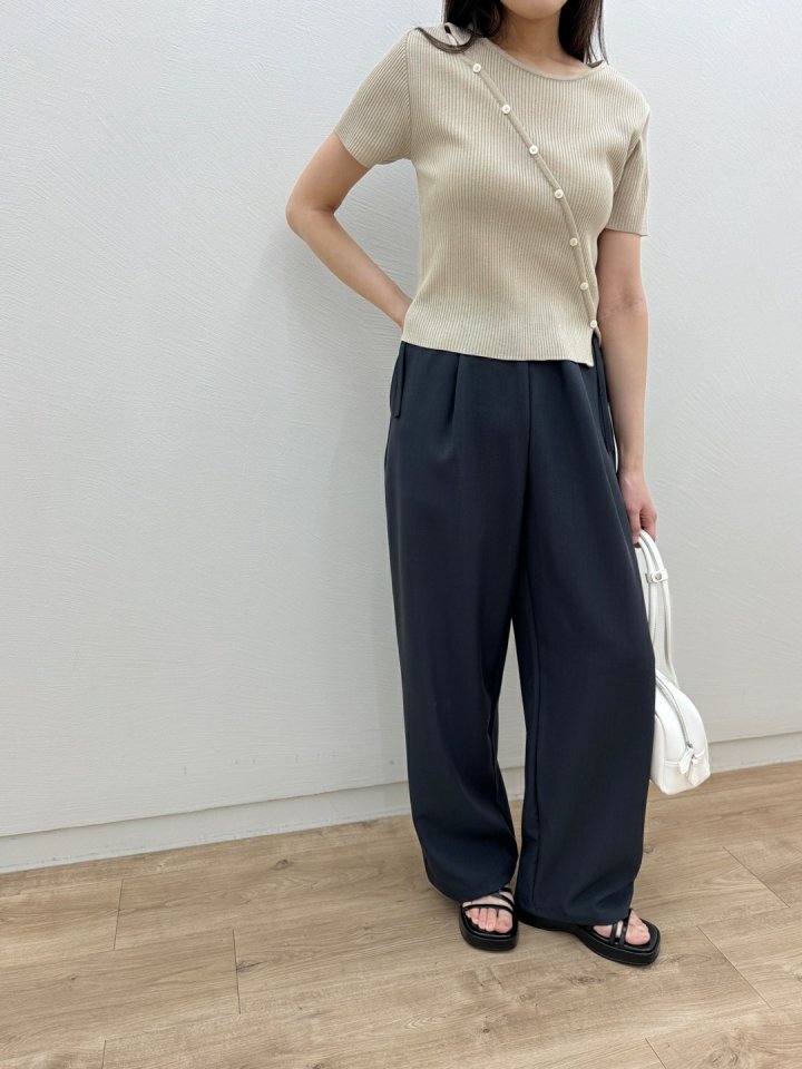 Most - Korean Women Fashion - #momslook - String Slacks - 10