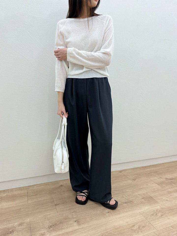 Most - Korean Women Fashion - #shopsmall - String Slacks