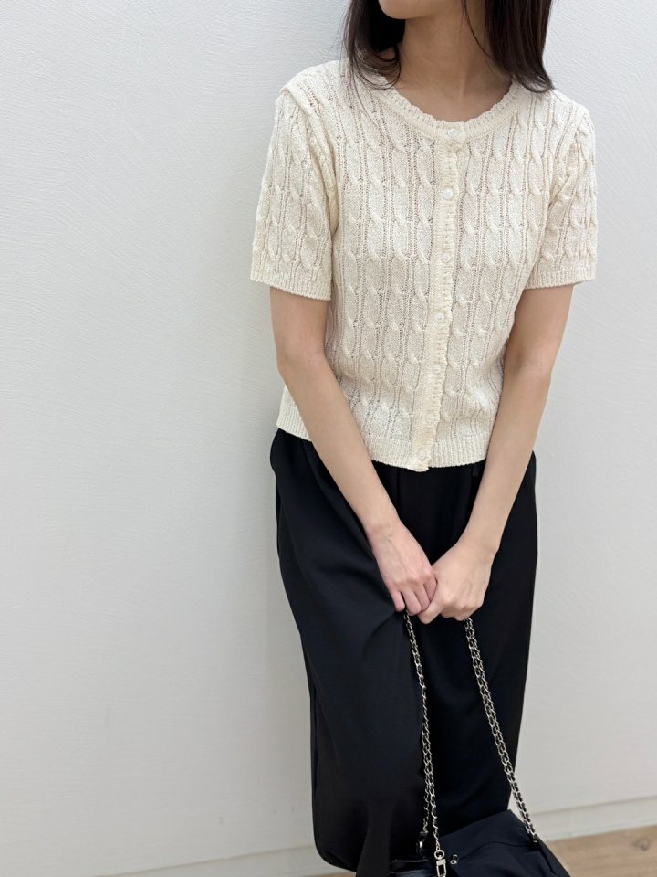 Most - Korean Women Fashion - #womensfashion - Pay Twist Cardigan - 2