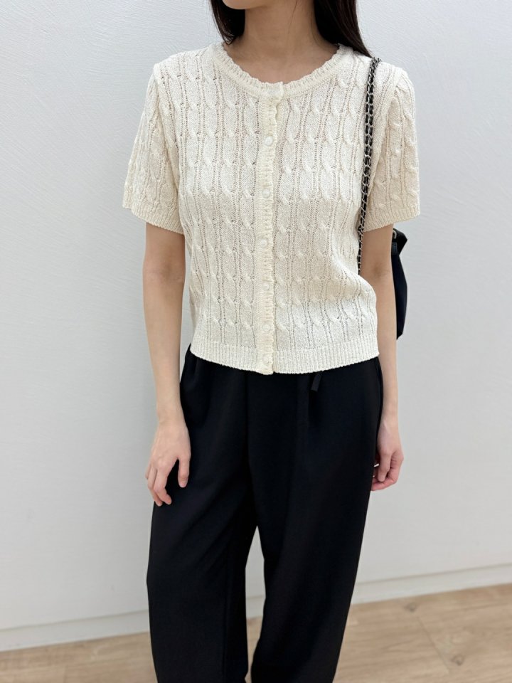 Most - Korean Women Fashion - #momslook - Pay Twist Cardigan - 4