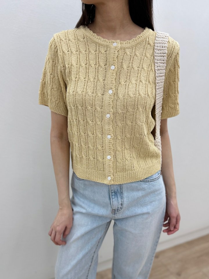 Most - Korean Women Fashion - #womensfashion - Pay Twist Cardigan - 6