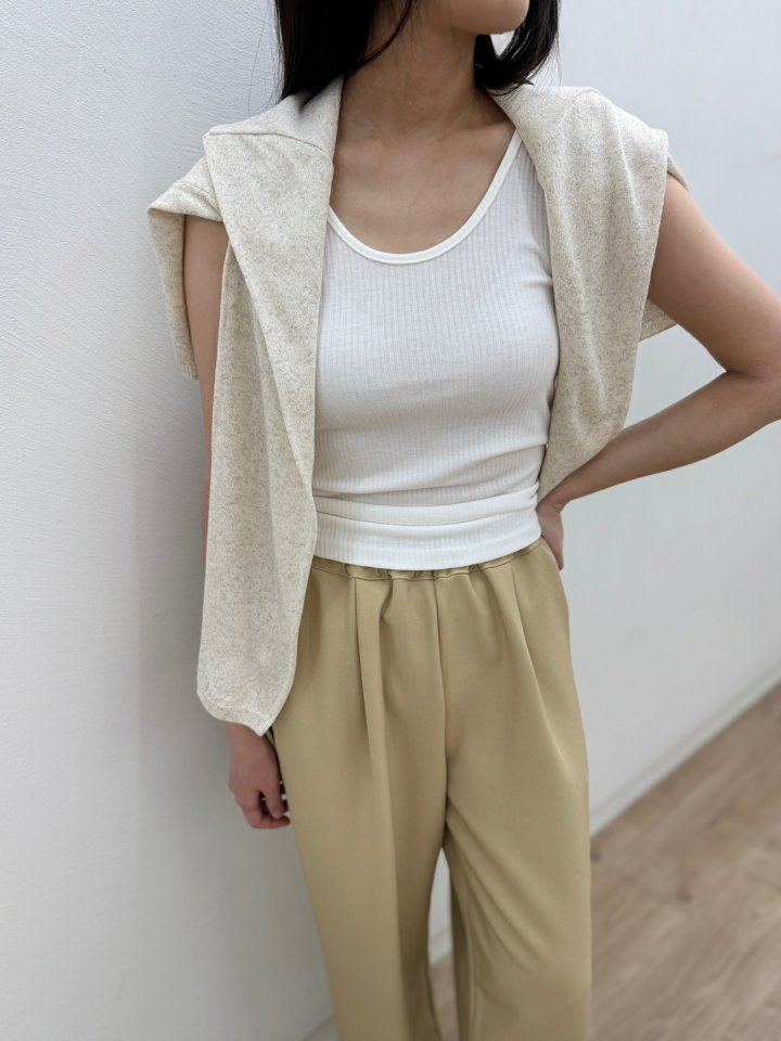 Most - Korean Women Fashion - #womensfashion - Moss Sleeveless Top - 7
