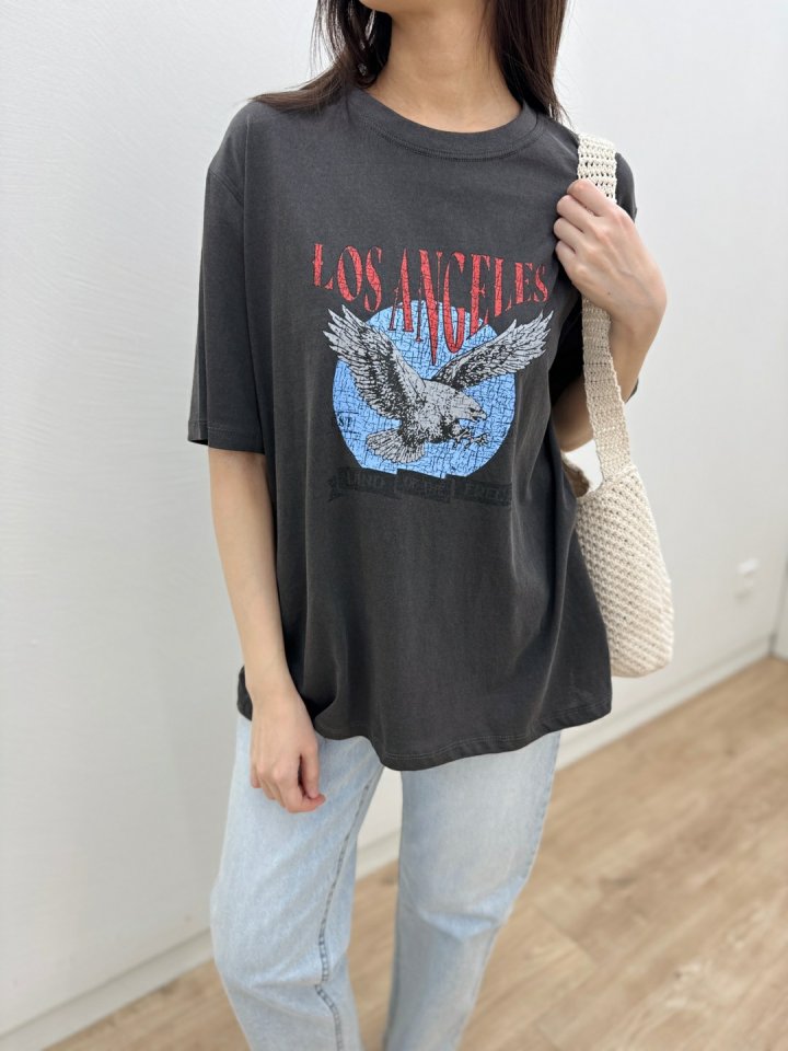 Most - Korean Women Fashion - #womensfashion - Eagles Tee - 10