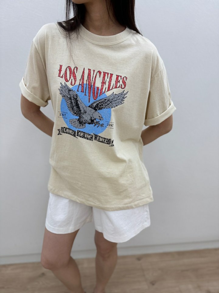 Most - Korean Women Fashion - #womensfashion - Eagles Tee - 2