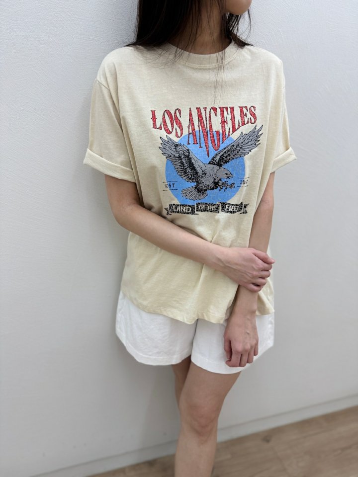 Most - Korean Women Fashion - #momslook - Eagles Tee - 4