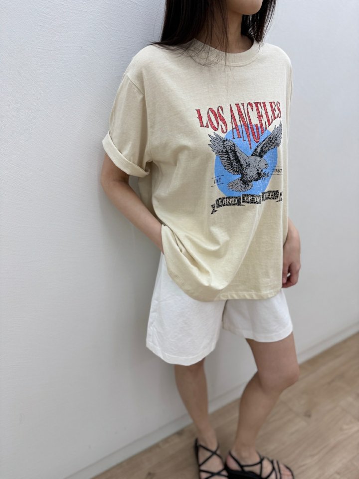 Most - Korean Women Fashion - #womensfashion - Eagles Tee - 6