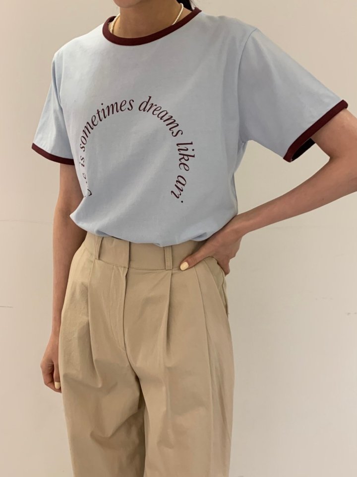 Most - Korean Women Fashion - #womensfashion - Dream Colored Tee